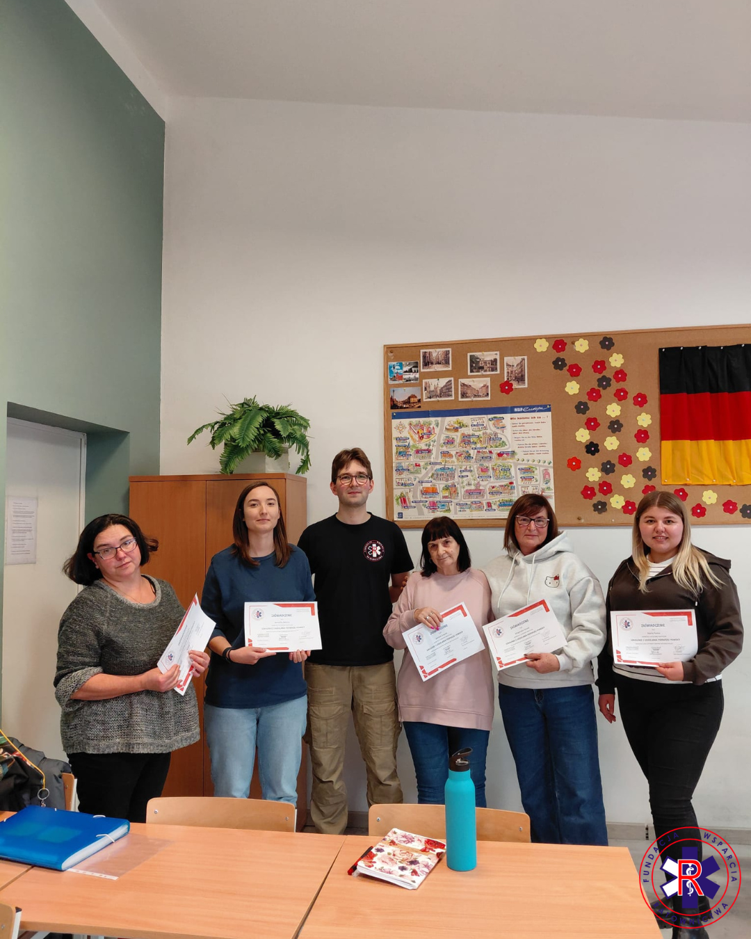 Szkolenie z Pierwszej Pomocy dla kadry dydaktycznej Technikum Ogrodniczego przy Zespole Szkół nr 38 im. Edmunda Jankowskiego